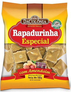 DOCE - RAPADURINHA ESPECIAL C/ AMENDOIM 160g