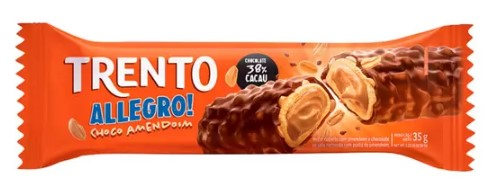 DOCE - CHOCOLATE TRENTO ALLEGRO CHOCOLATE C/ AMENDOIM - 35g
