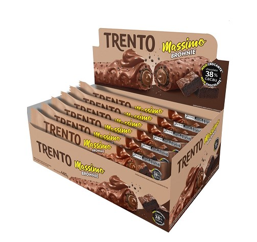 DOCE - CHOCOLATE TRENTO MASSIMO BROWNIE 480g